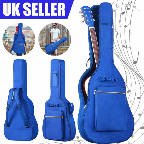 Black padded guitar bag - bag, full