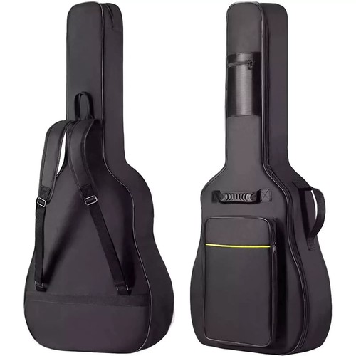 Black acoustic guitar - acoustic, full