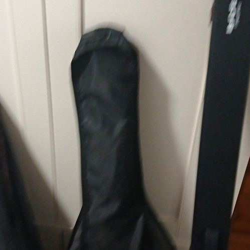 Black guitar gig - guitar,